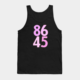 8645 on 11 3 20 Dump Trump 45th President Tank Top